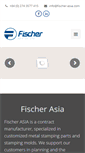 Mobile Screenshot of fischer-asia.com